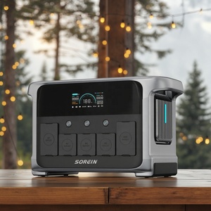 Sorein - Estación de Energía Portátil de 1200 W, Batería de 48 Voltios para Exteriores, Fuente de Alimentación de 1000 W y 220 V - Product Image 1