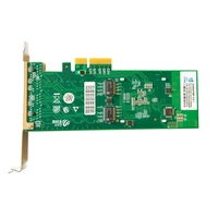 Produk Jaringan Gigabit Quad Ports RJ45 PCI-E X4 Two-way Bypass NIC dengan Chip Intel I350AM4 Adaptor Jaringan