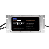 Chargeur industriel robuste au lithium 48V 60V 72V 96V à haut rendement, conception IP67 pour véhicules de manutention