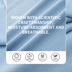 Uniformes de Golf de Poliéster de Alta Calidad Directo de Fábrica, Camisetas Polo Lisas de Color Sólido Personalizadas para Hombre, Tallas Grandes, con Logotipo Bordado - Product Image 6