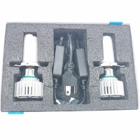 Phare LED H4 AS-A5 DC 12V 28W 6000K 8000LM avec puce CSP 9003 HB2, lampe LED Hi/Lo pour voiture et moto, ampoules de phare