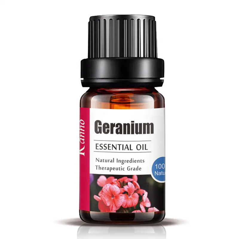 Main Kanho 10ML Geranium Essential Oil Top Grade Nature Essential Oil Aromatherapy Oil For Car Air Fresh Facial Care Body Care