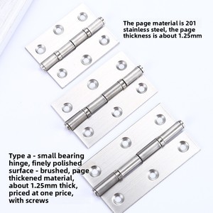 OEM/ODM moderno de dos rodamientos de acero inoxidable silencioso persianas de <span class=keywords><strong>bisagra</strong></span> <span class=keywords><strong>plana</strong></span> <span class=keywords><strong>para</strong></span> habitaciones pequeñas pequeña <span class=keywords><strong>bisagra</strong></span> <span class=keywords><strong>puerta</strong></span> <span class=keywords><strong>plegable</strong></span> bisagras de ventana - Product Image 3
