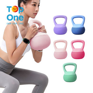 TopOne femmes dames hanches façonnage sable Kettlebell Squat musculation rose doux bouilloire cloche - Product Image 1
