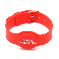 Échantillon gratuit Bracelet RFID pour enfants personnalisé Bracelet NFC Mini étiquette avec puce 1k pour les applications de paiement et d'hôtel EM4305