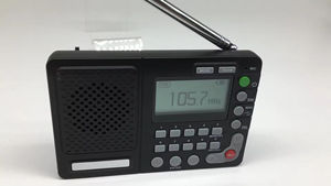 Radio de Onda Corta con Grabación HD, Pantalla Digital, Reloj Despertador, Radio FM Digital de Banda Completa con Bluetooth - Product Image 6