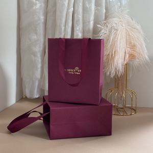 Sacs en papier imprimés de luxe pour mariage et emballage de bijoux, personnalisés avec votre propre logo pour le commerce de détail - Product Image 5