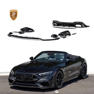 Kit de Carrocería Estilo BB para <span class=keywords><strong>Mercedes</strong></span> <span class=keywords><strong>Benz</strong></span> SL <span class=keywords><strong>SL63</strong></span> AMG SL55 SL43, Alerón Delantero, Rejillas de Ventilación Delanteras, Difusor Trasero, Piezas de Modificación de Automóviles - Product Image 1
