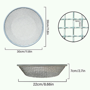 1/8 Inch Stainless Steel Wire Crimped Mesh <strong>Filters</strong> Rock Sifter Rust-Resistant Sieve <strong>Gravel</strong> MOQ 1 Factory Direct - Product Image 3