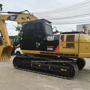 Excavadora de cadenas Caterpillar 320D usada, máquina de construcción de segunda mano, excavadoras de 20 toneladas, equipo Cat 320D, excavadoras 320, 325, 330 - Product Image 5