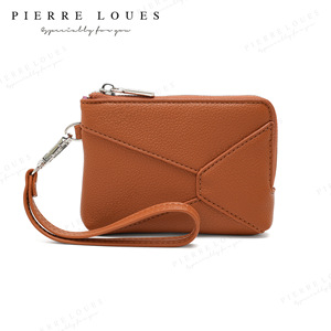 Pierre Loubes Mini Coin <b>Purse</b> <b>Small</b> Solid Color Waterproof Keychain Wallet Women's Everyday Use - Product Image 3