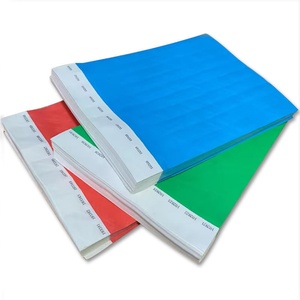 Custom Logo Promotional Tyvek Waterproof Disposable <b>Wristbands</b> Customized Color Screen Printed for Alumni Relations/Class - Product Image 2