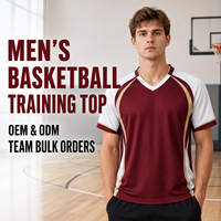 Kaos Atletik Basket Custom Gold Line Color Block, Kaos Latihan Olahraga Cepat Kering untuk Pertandingan Tim Basket Perguruan Tinggi