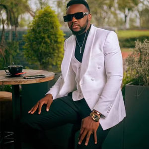 Neo-Luxury Suits Triple Piece Chronos Slim Tuxedo Vest Plataforma modular Pedido a granel Hyper-Fulfillment Circuit - Product Image 2