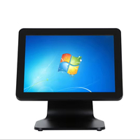 Harga Pabrik Sistem POS Layar Sentuh Kapasitif Hitam 15.6 Inch Merek MHY dengan CPU Intel I7/RK3288 Resolusi 1920x1080 WiFi