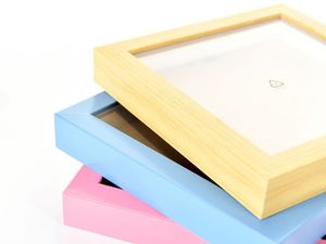 Carré <span class=keywords><strong>30x30</strong></span> galerie d'art noir mat en <span class=keywords><strong>bois</strong></span> <span class=keywords><strong>cadre</strong></span> photo - Product Image 4