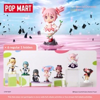 Vente en gros de figurines authentiques POPMART Puella Magi Madoka Magica Classic Scene Series en PVC, boîte mystère, décorations exquises, figurines mignonnes