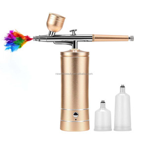 <span class=keywords><strong>Kit</strong></span> d'aérographe à double action avec <span class=keywords><strong>compresseur</strong></span> à arrêt automatique 20 psi, <span class=keywords><strong>pistolet</strong></span> de pulvérisation pour maquillage, <span class=keywords><strong>peinture</strong></span> à ongles, tatouage, corps, gâteau, voiture, barbier - Product Image 3