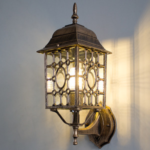Outdoor Wall Mounted Brass <b>LED</b> Lamp Tempered Glass <b>Diffuser</b> 3500K Warm White Light Waterproof 10-Year Warranty CRI 90 Dimmable - Product Image 4