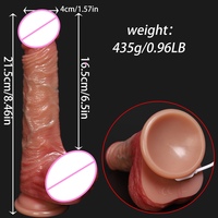 Professioneller Realistischer Stoßender Vibrierender Dildo mit 42°C Heizfunktion Kabellose Haptische Fernbedienung für Erwachsene