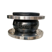 Compensateur de vibration à double sphère en caoutchouc pour joint d'expansion de tuyau, isolateur de vibration polyvalent pour la lutte contre l'incendie, découpe