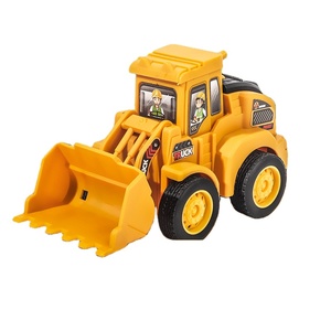 MSWholesale Boys' Four-Wheel Drive Inertia Excavator Stunt Plastic Toy Car for Street Stall for Kids - Product Image 4