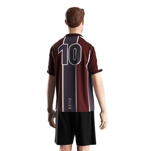 Camiseta de Fútbol para Fanáticos, Uniforme de Fútbol Ligero, Transpirable, Tejido que Absorbe la Humedad para Partidos y Entrenamientos - Product Image 4