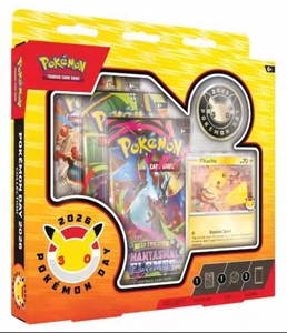 Pré-vente GoCard Version US PTCG Journée Pokémon 2026 30ème Anniversaire Coffret Cadeau en Papier Carte Pikachu + Pièce <span class=keywords><strong>de</strong></span> Monnaie en Papier + Pack Booster pour - Product Image 4