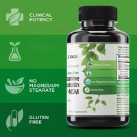 Capsules de Glucosamine Chondroïtine MSM 2KCl 200 unités – Complément de soutien articulaire – Marque privée OEM