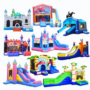 Bouncy House With Slide Chateau Gonflabllapin Gonflable China Inflatable Jumper Bouncer Chocolate Jumping Castle