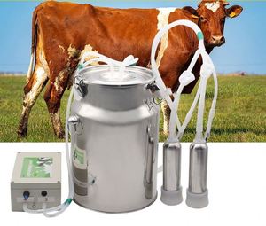 10L chân không loại tự động bò sữa dê cừu sữa máy pulsation xách tay điện bò vắt sữa máy - Product Image 3