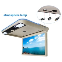 Vente en gros d'usine 15,6 18,5 19 24 pouces Écran LCD IPS Moniteur de toit TV Télécommande Full HD Montage au plafond Moniteur de voiture pour BUS