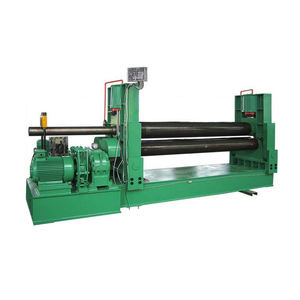 Machine à cintrer les tôles à trois rouleaux hydrauliques, équipement de formage des métaux en acier au carbone - Product Image 1