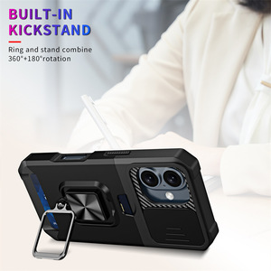 Slide fotocamera Slot per schede Heavy duty anello protettivo custodia per <span class=keywords><strong>iPhone</strong></span> 6 XS Max X XR / 7 8 Plus / <span class=keywords><strong>SE</strong></span> <span class=keywords><strong>2020</strong></span> antiurto <span class=keywords><strong>cover</strong></span> - Product Image 6