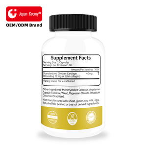 Nutraceutical <b>Collagen</b> Supplement Manufacturer with Standardized Joint Comfort and Function 120 <b>Collagen</b> Capsules - Product Image 5