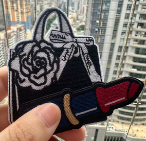 <span class=keywords><strong>Hot</strong></span> bán thời trang Son môi thêu sắt trên vá cho quần áo thời trang Mũ Jeans thiết kế các bản vá lỗi - Product Image 2