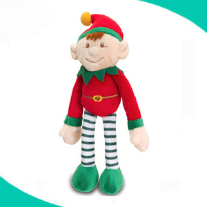 All'ingrosso morbida fabbrica di cina a buon mercato regalo personalizzato imbottito morbido 18 'peluche straccio di natale elfo - Product Image 1
