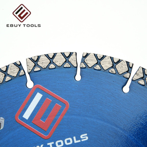 Piringan pemotong Turbo pisau gergaji berlian bersegmentasi x-mesh untuk porselen ubin keramik - Product Image 3