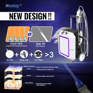 Beauty Care High Pressure PDT LED Facial Mask <b>Oxygen</b> Spray Gun Skin Rejuvenation Whitening Water <b>Oxygen</b> Jet Peel <b>Machine</b> - Product Image 1