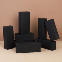 Boîtes d'emballage pliables pour lunettes de soleil et lunettes (découpe à la presse en carton noir/blanc) Stock universel en gros