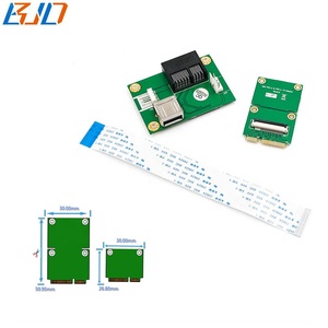Pci-E 1X Khe Cắm & USB 2.0 Kết Nối Để Mini Pci-E MPcie Giao Diện Adapter Riser Thẻ + Linh Hoạt Fpc Cáp 30Cm - Product Image 2
