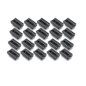 Base de Enchufe DIP de 16 Pines para Microcontroladores y Chips IC, Conector de Placa PCB Electrónica para Prototipos y Uso en Hardware - Product Image 1