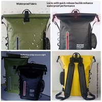 Sac à dos étanche en PVC pour sports de plein air, randonnée, camping, affaires, étudiants, ordinateur portable