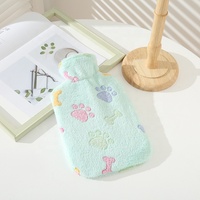 Nouvel arrivage Direct d'usine Grande bouillotte personnalisée de luxe avec sac en peluche Fausse fourrure lavable Home Classix Portable