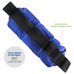 Envoltura de Gel de Hielo de Nailon Flexible y Reutilizable para Múltiples Articulaciones, Alivio de Artritis, <span class=keywords><strong>Desgarro</strong></span> de Menisco, Soporte Cómodo para <span class=keywords><strong>Hombro</strong></span> y Rodilla - Product Image 1