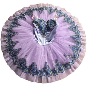 Tutú de Ballet Profesional para Niñas, Azul y Rosa, Estilo Platter Pancake, Vestido de Fiesta de <span class=keywords><strong>Bailarina</strong></span>, Disfraz de Danza para Adultas, Mujeres, Niñas y Niños - Product Image 4