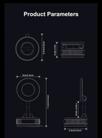 Support de téléphone magnétique puissant pour voiture, rotation à 360 degrés, support de téléphone magnétique à ventouse pour voiture
