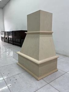 ฝาครอบเครื่องดูดควันครัวไม้สไตล์ร่วมสมัย EFS สำหรับแบบติดตั้งบนเกาะกลางสีขาว ติดตั้งง่าย - Product Image 3