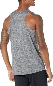 2024 nueva camiseta sin mangas para hombre, ropa interior de poliéster/algodón, ropa deportiva informal, elástica, sin mangas, transpirable, de secado rápido, ecológica - Product Image 3