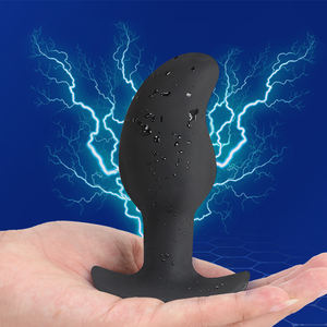 感電アナルプラグバイブレーターバットプラグ放電クリトリスペニス刺激大人のゲーム女性男性のための浮気大人のおもちゃ - Product Image 3